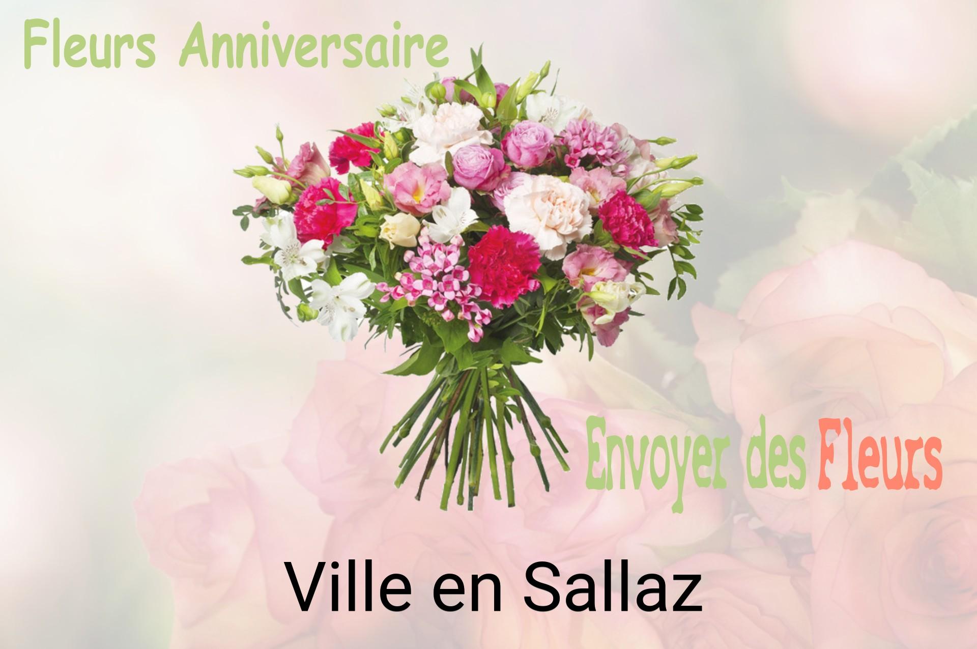 Bouquet de fleurs d’anniversaire livré à Ville-en-Sallaz