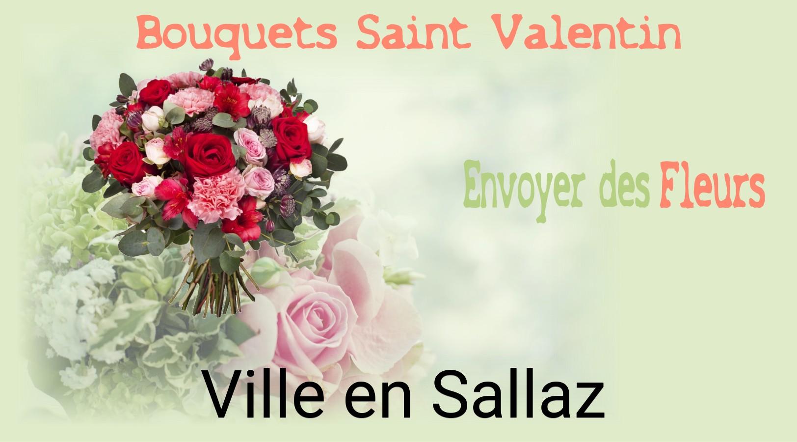 Roses de Saint-Valentin livrées à Ville-en-Sallaz